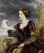 William Powell Frith The signal oil painting